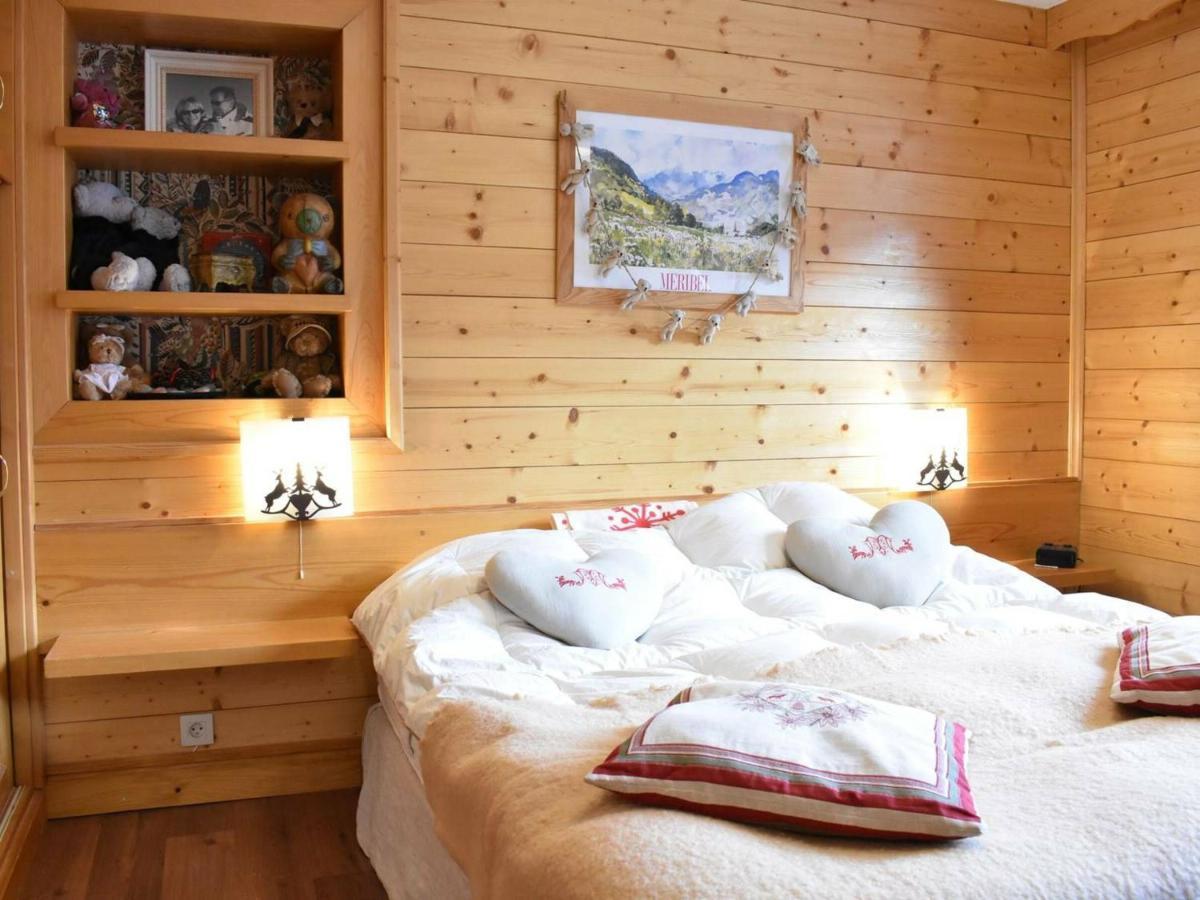 Appartement 3 Pieces Avec Balcon, Parking Et Wifi, Proche Du Centre De Meribel, Pour 7 Personnes - Fr-1-180-211 Exterior photo