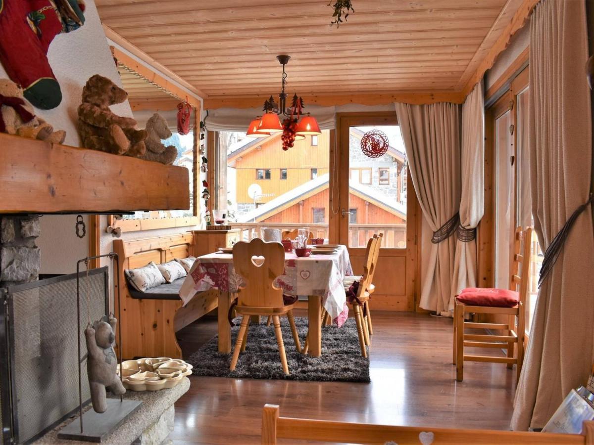 Appartement 3 Pieces Avec Balcon, Parking Et Wifi, Proche Du Centre De Meribel, Pour 7 Personnes - Fr-1-180-211 Exterior photo